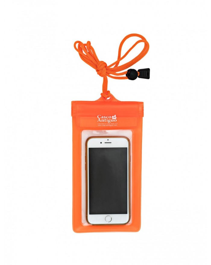 FUNDA ESTANCA SUBACQUA PARA TELEFONO NARANJA