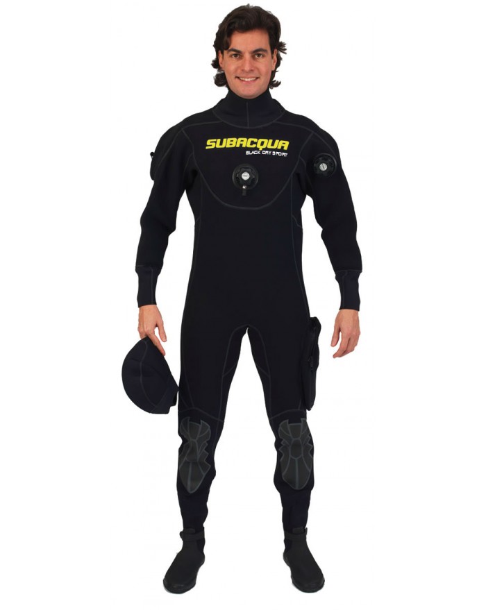 7mm Neoprene Scuba Diving Semi Dry Hood Wetsuit and Dry Suit Sports Snorkel